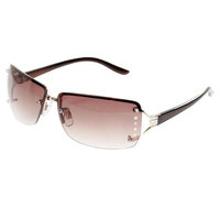 Jaclyn Smith Square Rimless Sunglasses