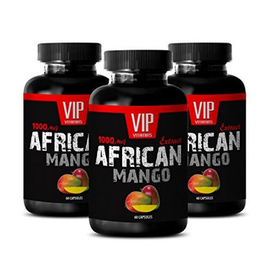 Digestive support supplements - AFRICAN MANGO DIET PILLS - Irvingia gabonensis natural - 3 Bottles 180 capsules