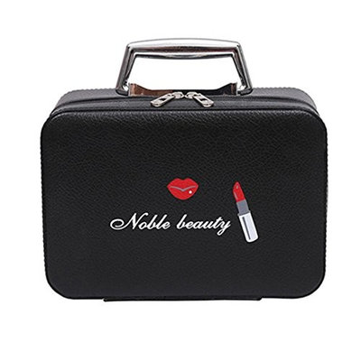 Travel Makeup Bag,ChainSee Portable Mini Zipper Cosmetic Travel Organizer Accessories Jewelry Toiletries Train Case Storage