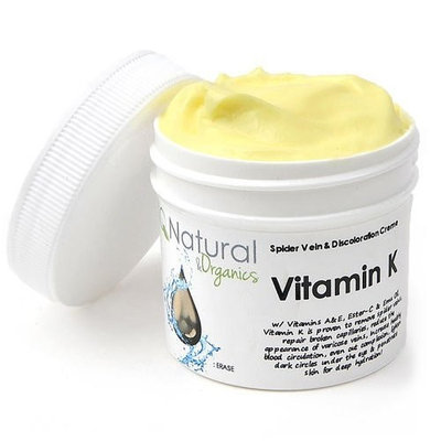 IQ Natural’s Vitamin K Spider Vein Treatment Cream | Treats Hyper pigmentation, Lightening & Whitening Dark Spots, Spider Veins Scars, Discolorations, Uneven Skin Tone - 2oz