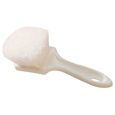 TOUGH GUY 12L020 Short Hndld Brsh, Wht,1-3/4In Trim L,Nyln