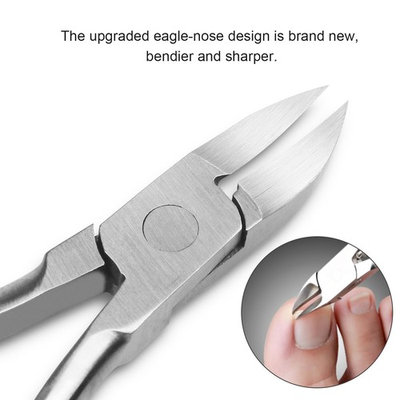 Cuticle Nippers, Ingrown Nail Scissors Specialized for Paronychia, Nail Clippers