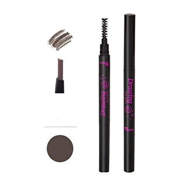 Vinjeely Stylish Makeup Cosmetic Autorotation Eyebrow Pencil Beauty Tools (Brown)