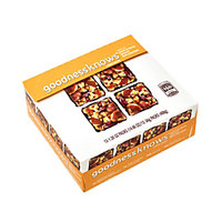 goodnessknows Peach and Cherry Almond Dark Chocolate Snack Squares 12-Count Box