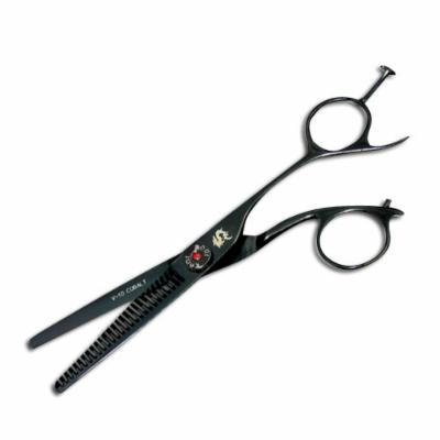 Kamisori K-20t Black Diamond Texturizer Professional Hair Shears, 5.5 Inch