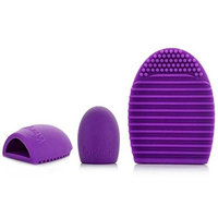 CoKate Brushegg Women Beauty Egg Cleaning Glove MakeUp Washing Brush Scrubber Board