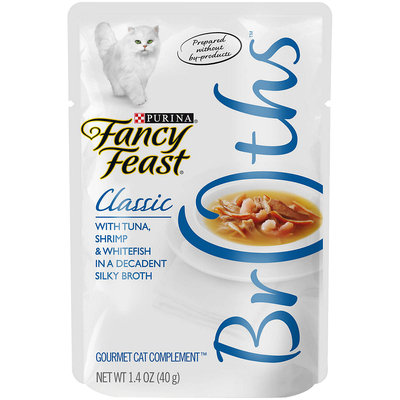 Fancy Feast® Wet Cat Food With Tuna, Shrimp & Whitefish In A Decadent Silky Broth