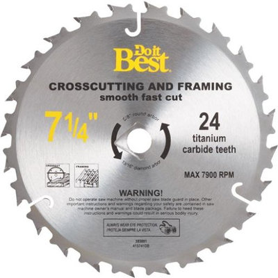 Mibrogs Do it Best Professional Titanium Saw Blade