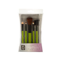 Cosmetic Brush Set with Mesh Zipper Case 8 Pack
