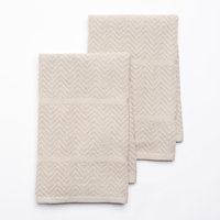 Cuisinart Chevron 2-pc. Kitchen Towel Set, Red