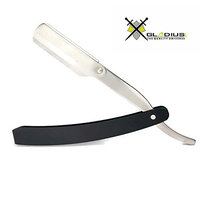 1Pc Straight Edge Razor Folding Barbers Shaving Tool Gift New GLADIUS - Black