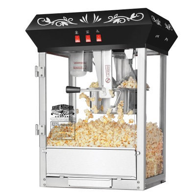 Great Northern Popcorn Company Great Northern Popcorn Black All Star GNP-850 Classic Style Popcorn Top, 8 oz
