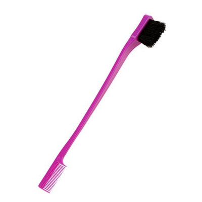 Baoblaze 6pcs 7 inches Smooth Gentle Hair Gel Edge Control Natural Look Polish Hair Tool Dual Ended Hair Comb Brush