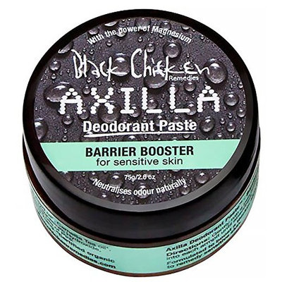 Black Chicken Remedies - Organic/Vegan Axilla Deodorant Paste Barrier Booster (Baking Soda Free, 2.6 oz)