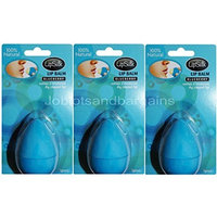 3 x LipSilk Lip Balms 100% Natural Lipbalm (Blueberry (Blue)) by Lipsilk