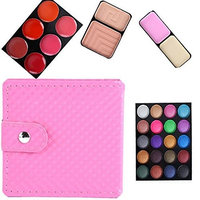 32 Colors Eye Shadow Palette Lip Gloss Blusher Powder Eyeshadow Blush Makeup Kit With Mirror