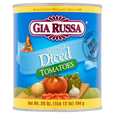 Gia Brands Inc Gia Russa Seasoned Diced Tomatoes, 28 oz