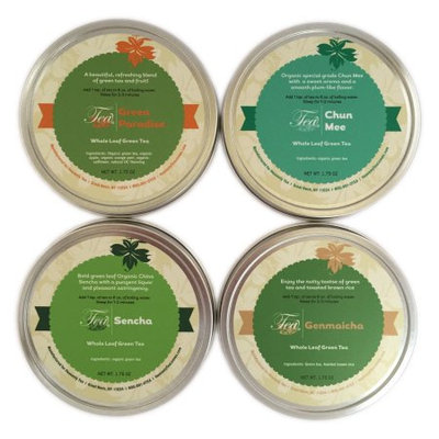 Heavenly Tea Inc. Heavenly Tea Leaves Green Tea Sampler, 4 Count