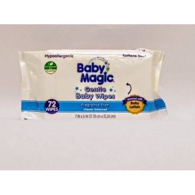 Us Nonwovens Baby Magic Gentle Unscented Baby Wipes (72-count)