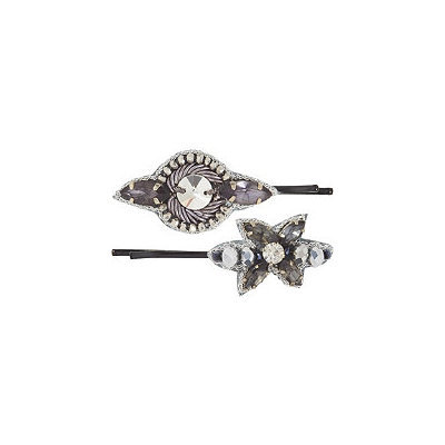 Pink Pewter Gold Set Bobby Pin