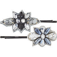 Pink Pewter Gunmetal Set Bobby Pin