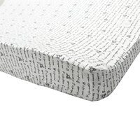 Burt`s Bees Burt's Bees Baby Alphabet Bee Changing Pad Cover - Blueberry