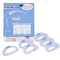 Quick Eye Shadow Stencil Guide Card Template Shaper Model Beauty Make Up Tool 6 Pcs/Set