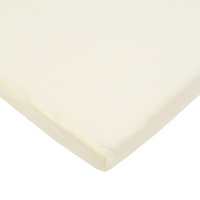 TL Care Jersey Cradle Sheet, White One size