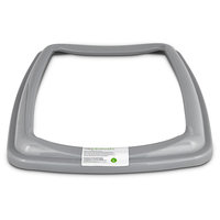 So Phresh Gray Large Open Litter Box Rim