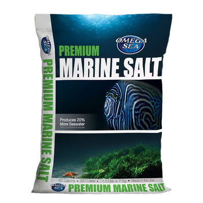 Omega Sea Premium Marine Salt, 15.5 lbs.