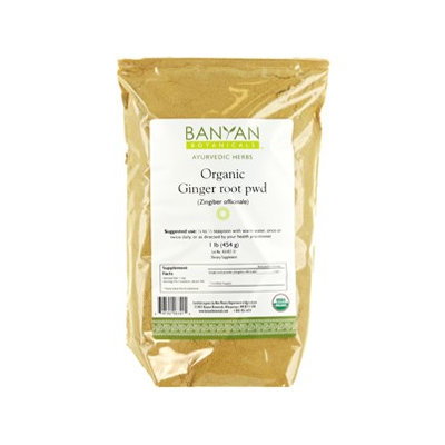 Banyan Botanicals - Organic Ginger Root Powder Zingiber Officinale - 1 lb.