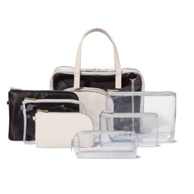 Sonia Kashuk Square Clutch Makeup Bag - Clear