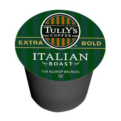 Tully's Italian Roast Coffee for Keurig Brewing Systems 24 K- Cups (2 Pack)