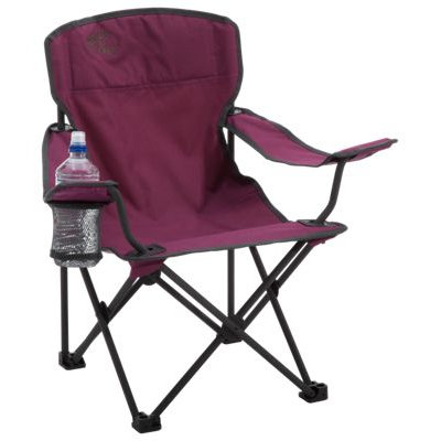 Bass Pro Shops Deluxe Camp Chair for Kids - Violet Quartz