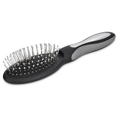 Well & Good Black Cushion Pin Dog Brush, Small