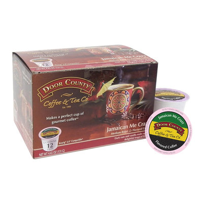 Door County Coffee 12-pk. Jamaican Me Crazy Cups One Size No color