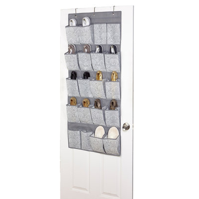 Laura Ashley® Non-Woven 20-Pocket Shoe Organizer
