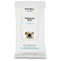 Well & Good Cucumber Melon Deodorizing Dog Wipes, Pack of 24 wipes