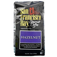 San Francisco Bay - Whole Bean Coffee - Hazelnut Flavor - 12 Ounce Bag