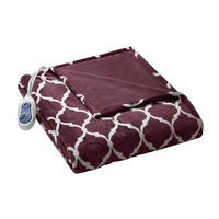 Beautyrest Oversized Heated Ogee Throw