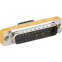 Black Box FA614 Slimline Adapter, Db9 To Db25, Male/Male