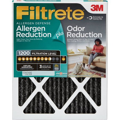 3M Filtrete Allergen Plus Odor Reduction Air and Furnace Filter, 18x24