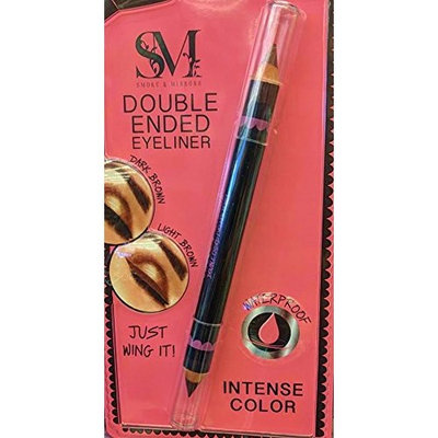 Smoke & Mirrors Waterproof Double Ended Eyeliner, Light & Dark Brown