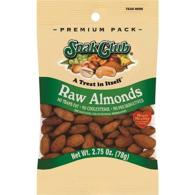 Snak Club Raw Almonds, 2.75 oz