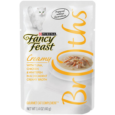 Fancy Feast® Wet Cat Food With Chicken & Whitefish In A Decadent Creamy Broth
