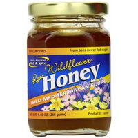 North American Herb and Spice, Wild Mediterranean Flower Honey, 9.4 Ounce