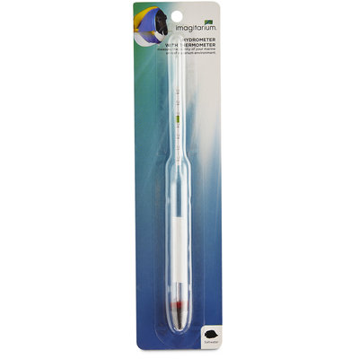Imagitarium Aquarium Hydrometer with Thermometer, Medium