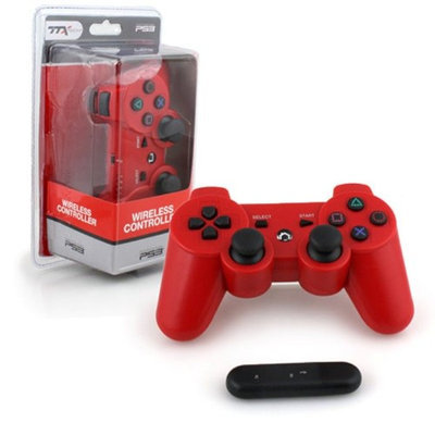 PS3 2.4 GHz Wireless Controller Pad - Red (TTX Tech)