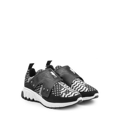 Printed Leather Sneakers Gr. EU 40