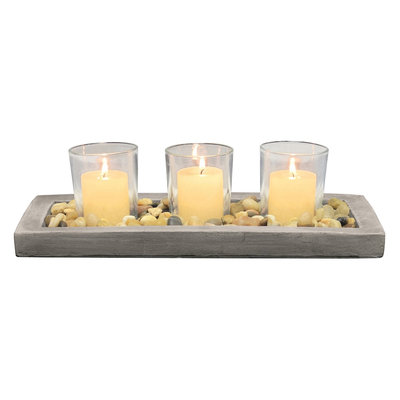 3-Votive Candle Garden